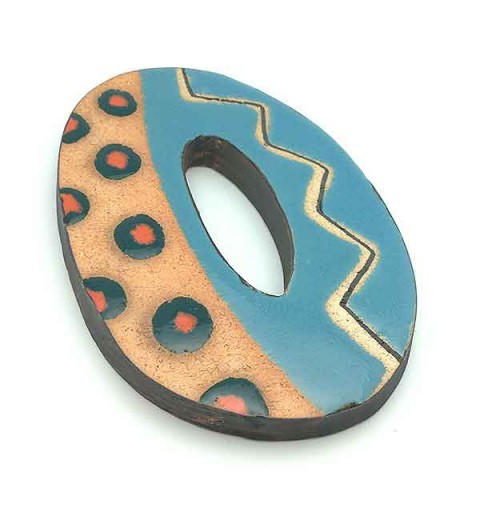 Número 0 en cerámica.