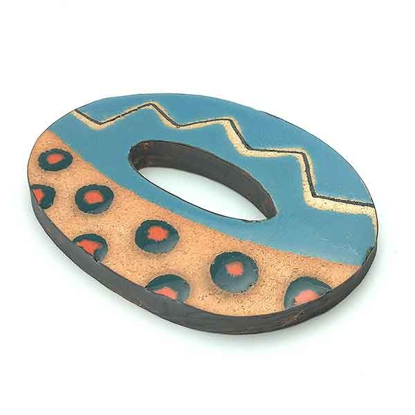 Número 0 en cerámica.