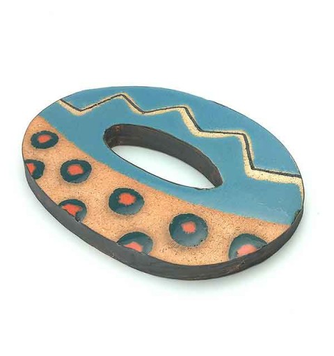 Número 0 en cerámica.