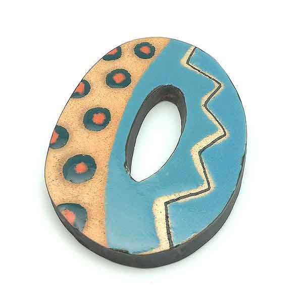 Número 0 en cerámica.