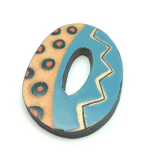 Número 0 en cerámica.