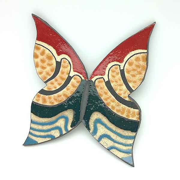 Mariposa cerámica.
