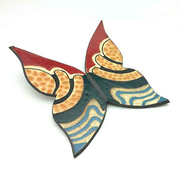 Mariposa cerámica.