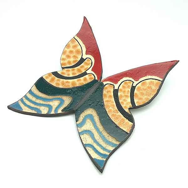 Mariposa cerámica.