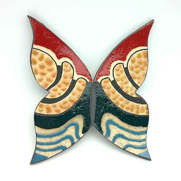 Mariposa cerámica.