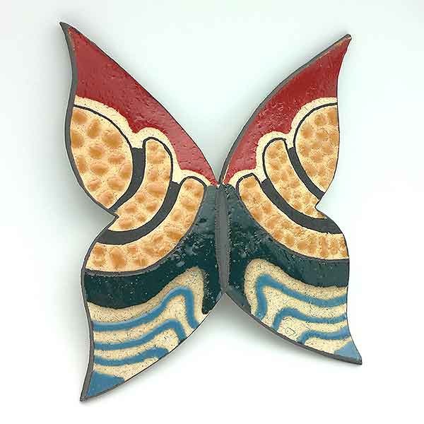 Mariposa cerámica.
