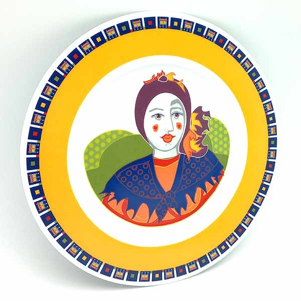Decorative plate, Galos brand