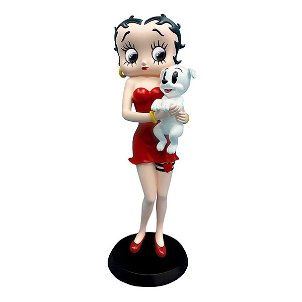 Betty Boop sosteniendo a Pudgy