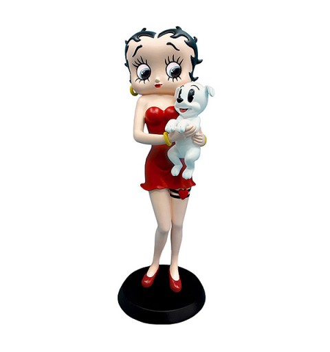 Betty Boop sosteniendo a Pudgy