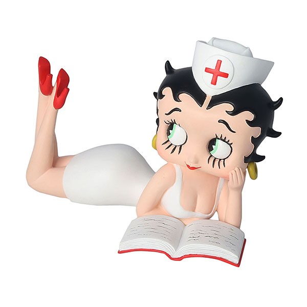 Betty Boop nurse lying