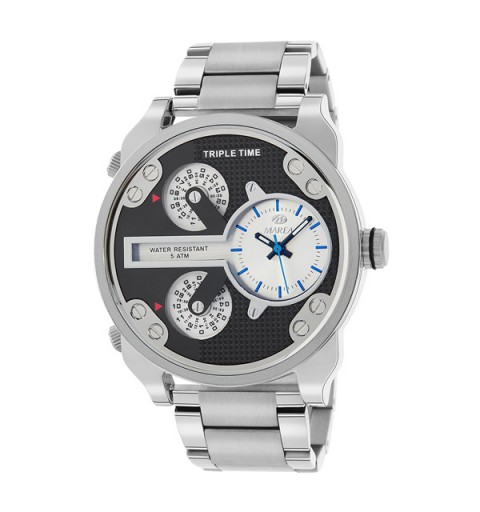 Steel watch for men, diesel type. Marea brand.