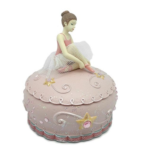 Pink music box, with dancer.