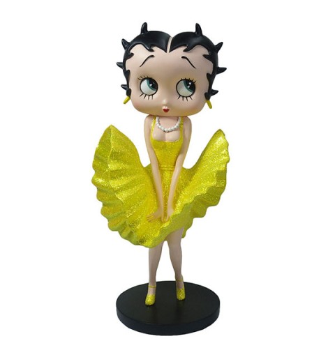 Betty Boop brisa fresca con vestido amarillo
