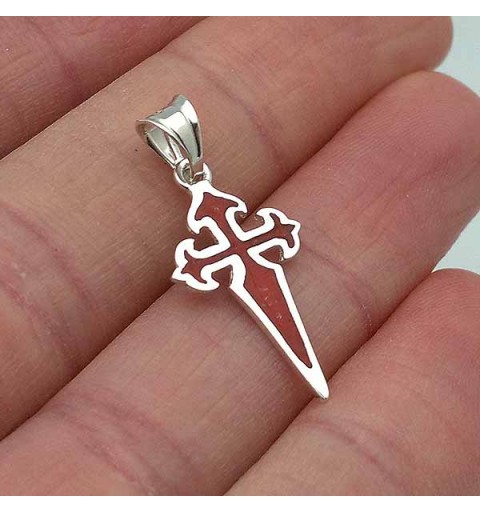 Small Cross of Santiago pendant.
