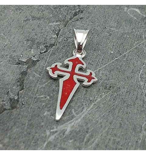 Small Cross of Santiago pendant.