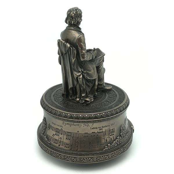 Music box, in which we can see Beethoven composing.