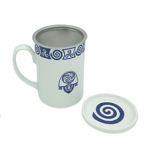 Celtic spiral tea cup