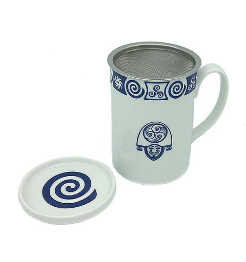 Celtic spiral tea cup