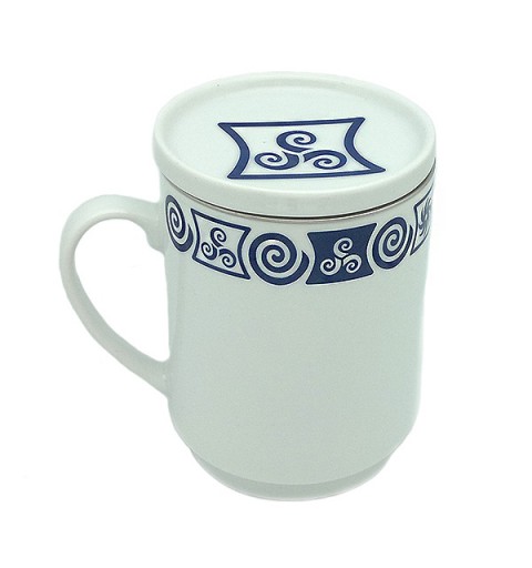 Taza de te grecas celtas