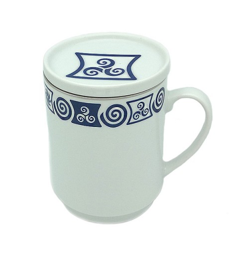 Taza de te grecas celtas