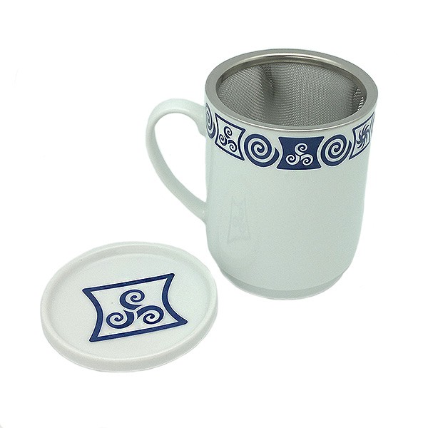 Taza de te grecas celtas