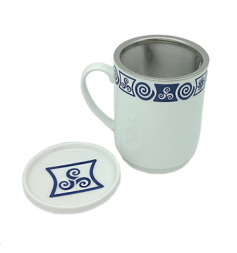 Taza de te grecas celtas