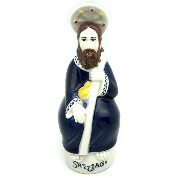 Santiago apóstol en porcelana