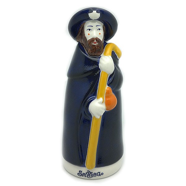 Santiago pilgrim, made by the Galos brand, in porcelain.