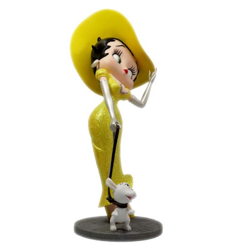 Betty Boop with Pudgy, yellow dress.