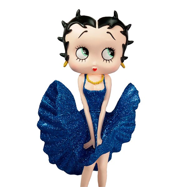Betty Boop brisa fresca con vestido azul
