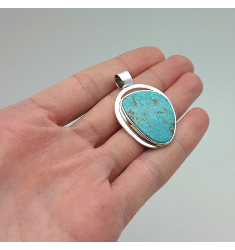 Turquoise handmade pendant
