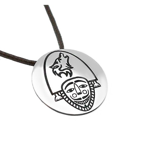 Colgante, cigarrón pequeño, en plata de ley