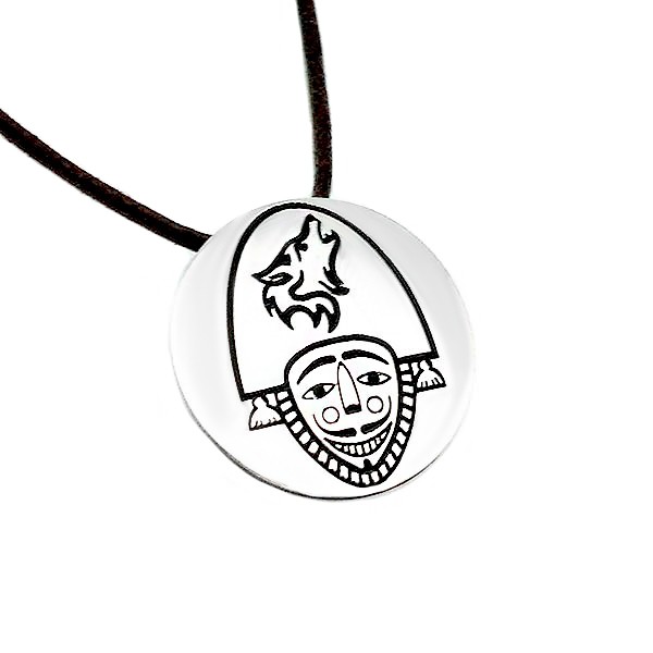 Colgante, cigarrón pequeño, en plata de ley