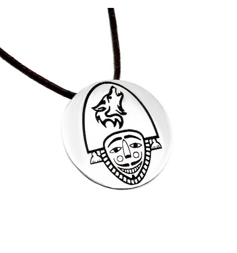 Colgante, cigarrón pequeño, en plata de ley