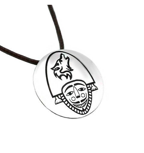 Colgante, cigarrón pequeño, en plata de ley