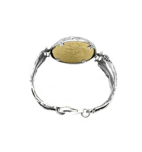Roman sestertius sterling silver bracelet
