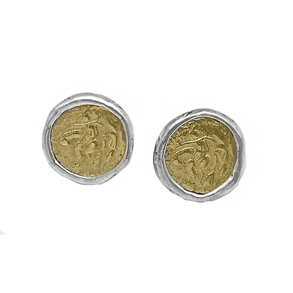 Pendientes moneda romana