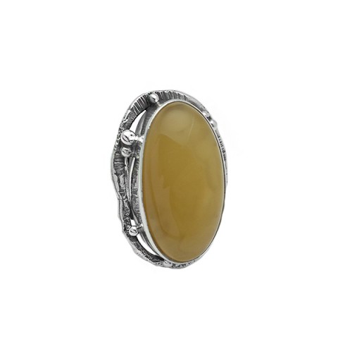 Amber Adjustable Ring