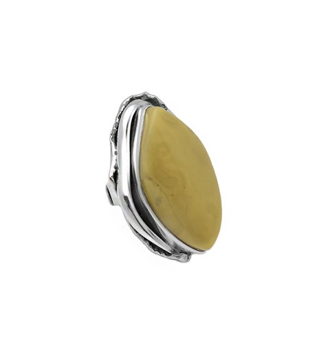 Anillo ámbar ajustable