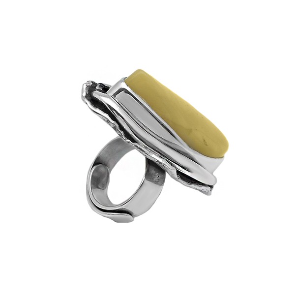 Anillo ámbar ajustable