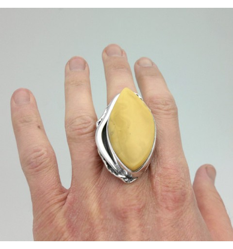 Anillo ámbar ajustable