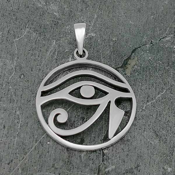 Colgante plata, ojo de Horus