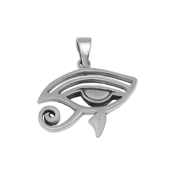 Openwork eye of Horus pendant