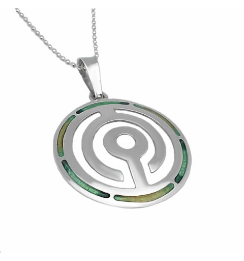 Celtic labyrinth pendant
