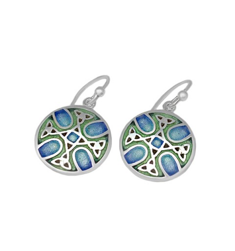 Celtic cross earrings