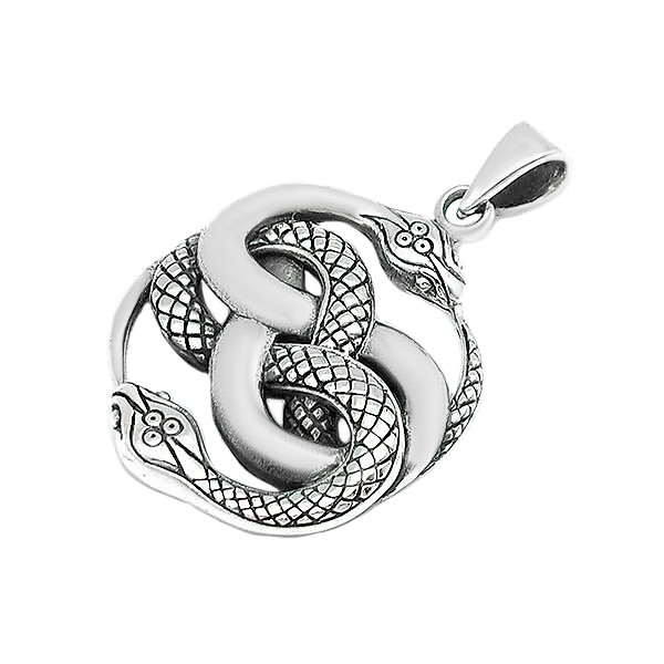 Celtic pendant in silver with the symbol Wuibre