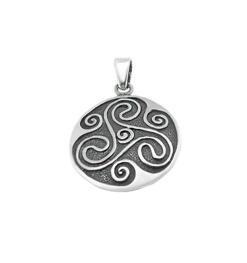 Celtic trisquel pendant