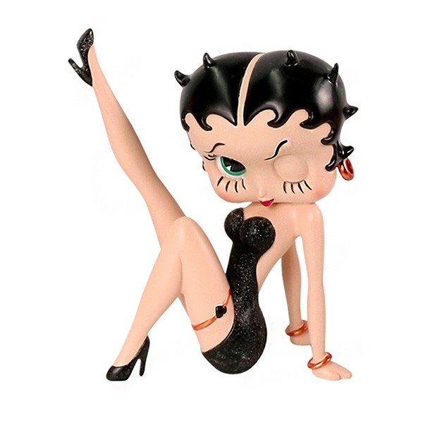 Betty Boop pierna levantada negro