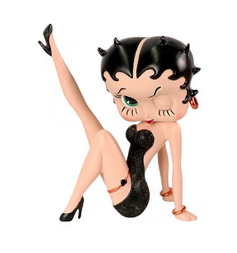 Betty Boop pierna levantada negro