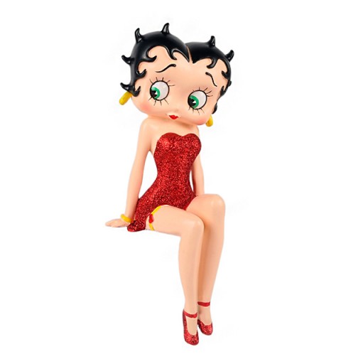 Betty Boop repisa vestido rojo